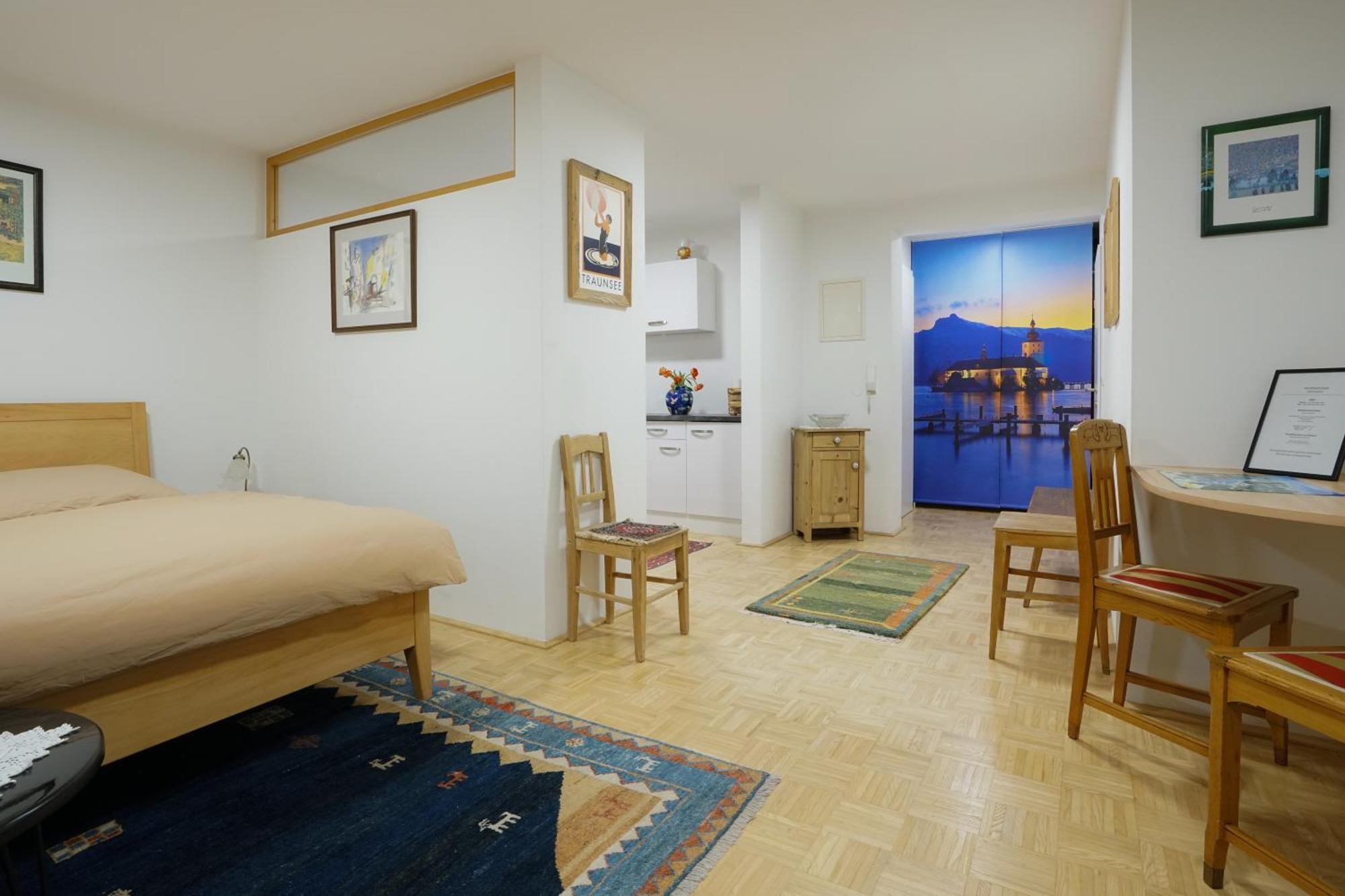 Homely Apartment In The Center With Garden View Gmunden Dış mekan fotoğraf